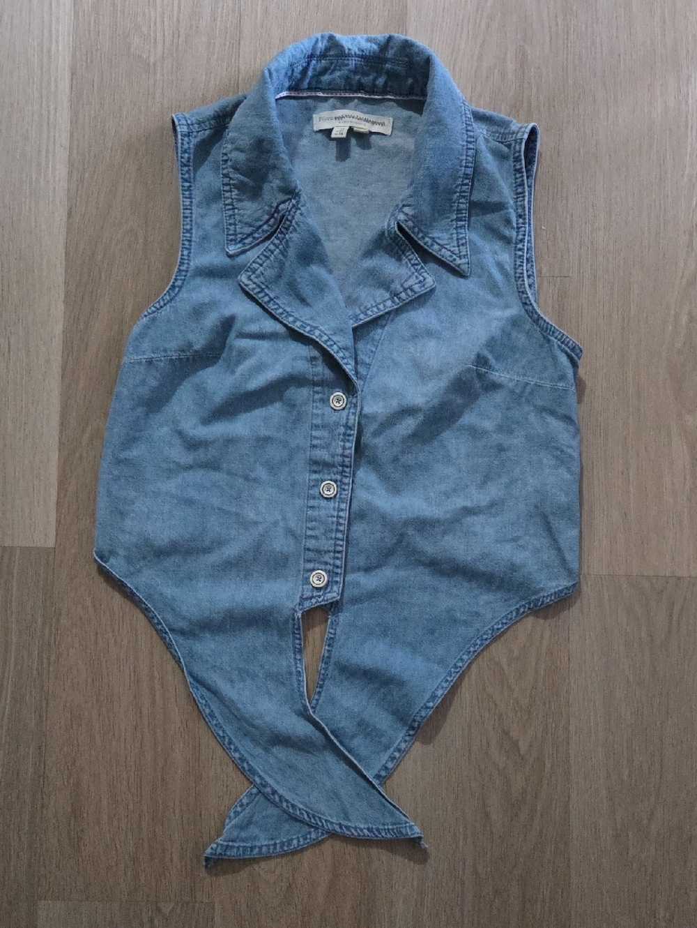 Pilcro and the Letterpress Denim Chambray Shirt